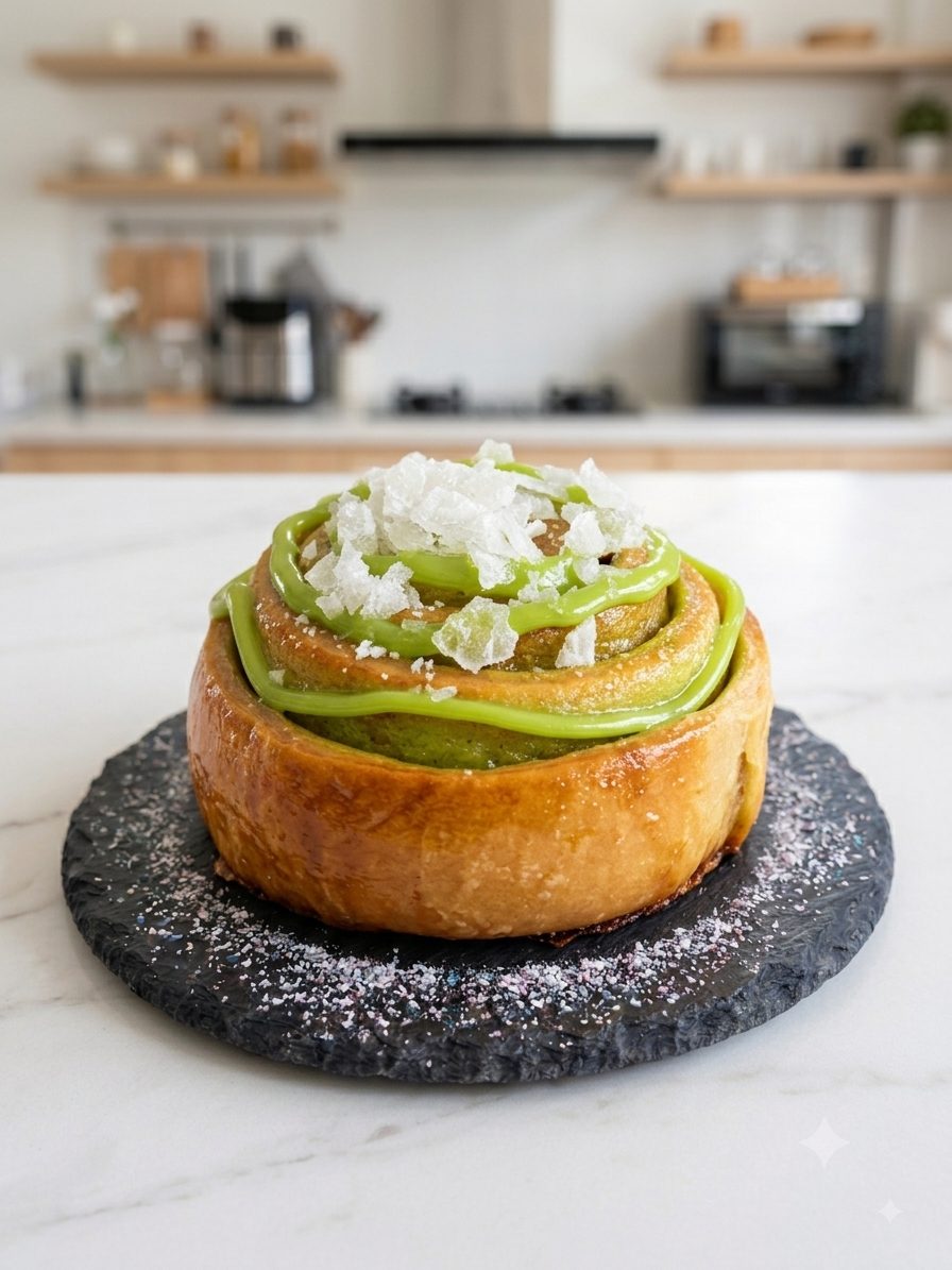 Pandan coconut roll, Thai-inspired bakery Buriram